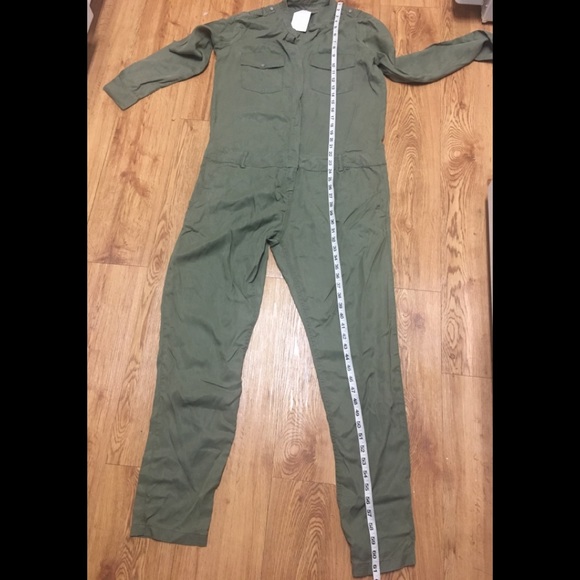 Etienne Marcel Long Sleeve Jumpsuit in Military - Picture 7 of 8